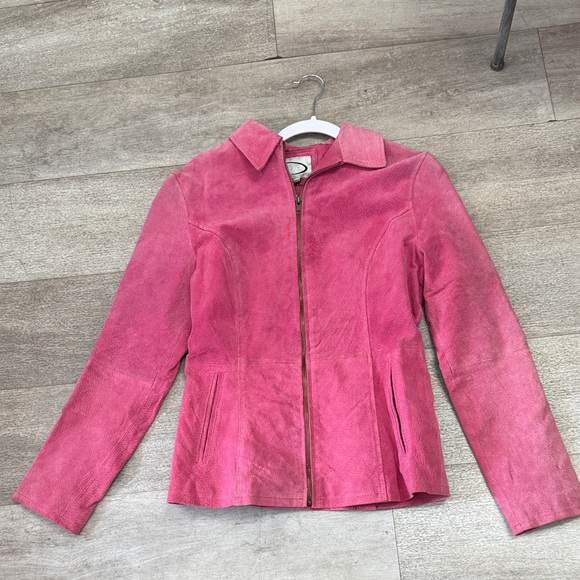 rave Jackets & Blazers - Women's Pink 100% Suede Jacket